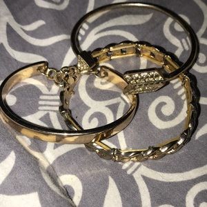 Gold bracelets